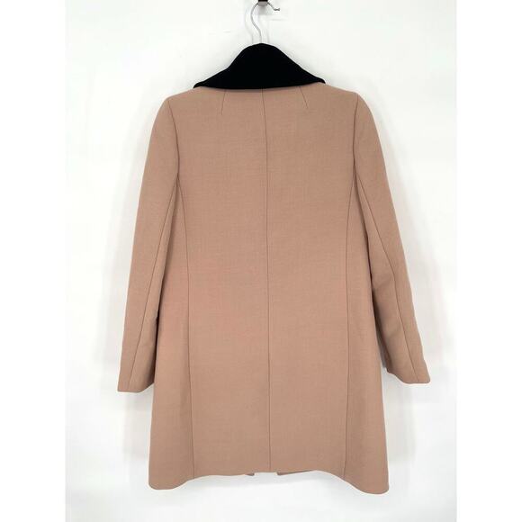 J. Crew Dusty Pink Navy Blue Arianna Double Cloth Italian Wool Peacoat size 2 - Picture 7 of 10